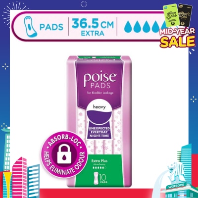 POISE Pad Extraplus 36.5cm 10s