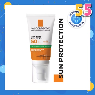 LA ROCHE-POSAY Anthelios UVMune 400 Oil Control Gel Cream (Broad Spectrum Oil Control Face Sunscreen For Oily Skin) 50ml