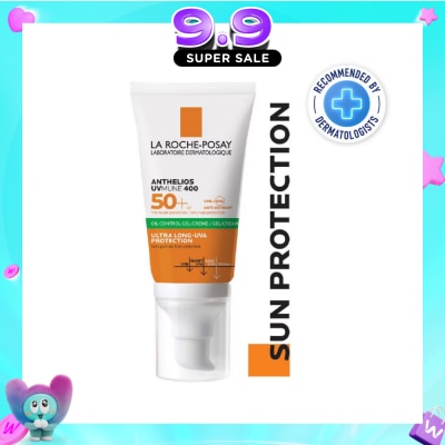 LA ROCHE-POSAY - Anthelios UVMune 400 Oil Control Gel Cream (Broad Spectrum Oil Control Face Sunscreen For Oily Skin) 50ml image
