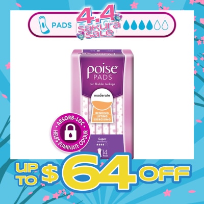 POISE - Pad Super 27.6cm 14s