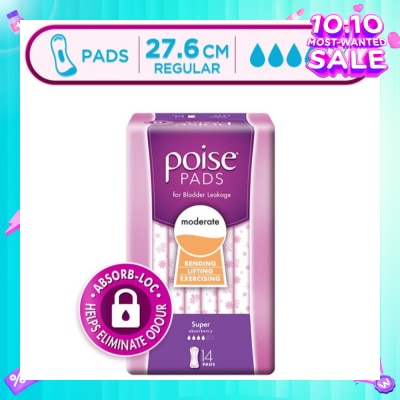 POISE Pad Super 27.6cm 14s