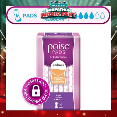 POISE - Pad Super 27.6cm 14s
