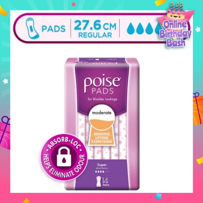 POISE Pad Super 27.6cm 14s