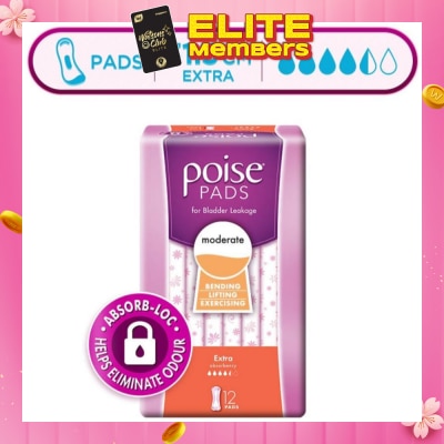 POISE Pad Extra 31.5cm 12s
