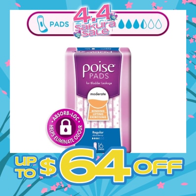 POISE - Pad Regular 24.8cm 16s