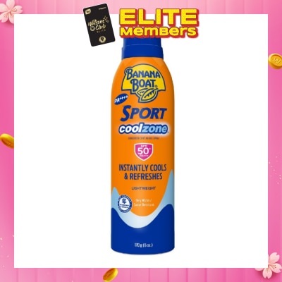 BANANA BOAT Sport Cool Zone Sunscreen Lotion SPF 50 PA+++ 170g