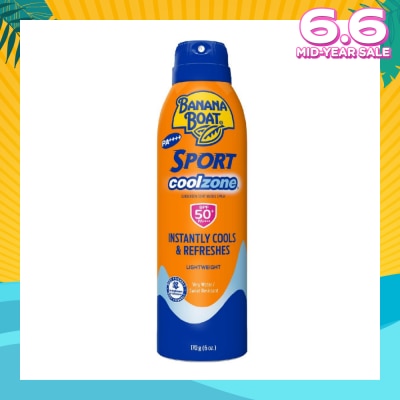 BANANA BOAT Sport Cool Zone Sunscreen Lotion SPF 50 PA+++ 170g