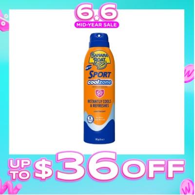 BANANA BOAT - Sport Cool Zone Sunscreen Lotion SPF 50 PA+++ 170g