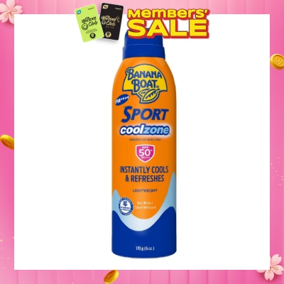BANANA BOAT Sport Cool Zone Sunscreen Lotion SPF 50 PA+++ 170g