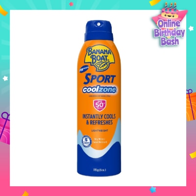 BANANA BOAT Sport Cool Zone Sunscreen Lotion SPF 50 PA+++ 170g