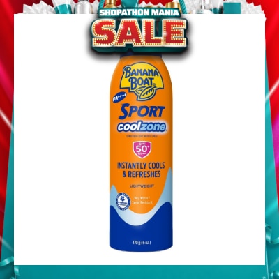 BANANA BOAT - Sport Cool Zone Sunscreen Lotion SPF 50 PA+++ 170g