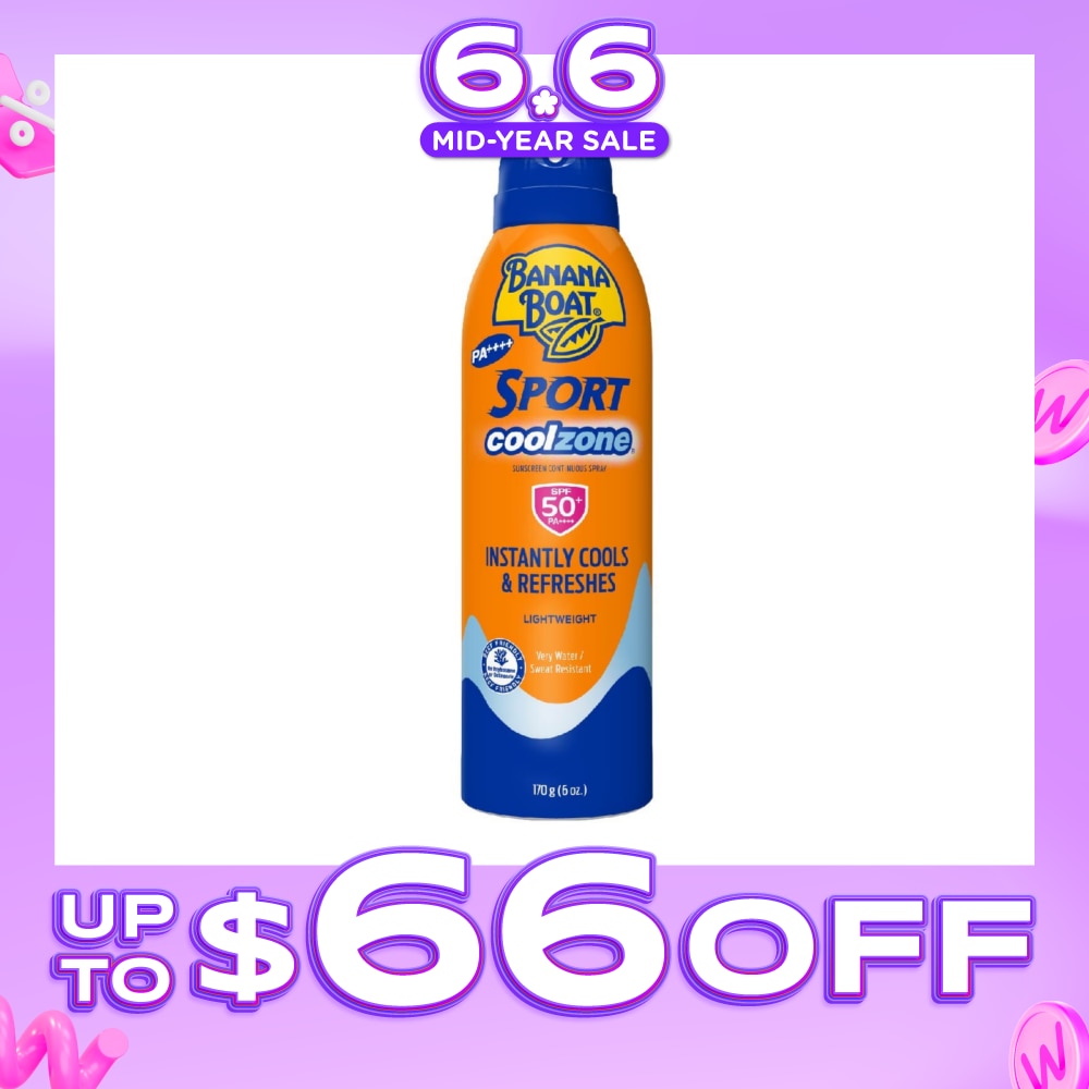 BANANA BOAT Sport Cool Zone Sunscreen Lotion SPF 50 PA+++ 170g