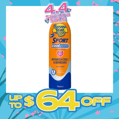 BANANA BOAT - Sport Cool Zone Sunscreen Lotion SPF 50 PA+++ 170g