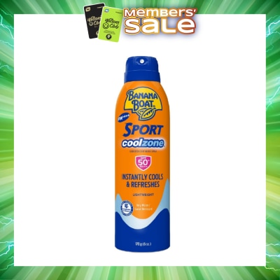 BANANA BOAT - Sport Cool Zone Sunscreen Lotion SPF 50 PA+++ 170g