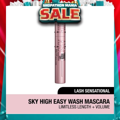MAYBELLINE - Lash Sensational Sky High Washable Mascarca (Easy Wash Formula + For Full Volume) 340g