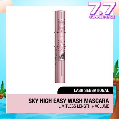 MAYBELLINE Lash Sensational Sky High Washable Mascarca (Easy Wash Formula + For Full Volume) 340g