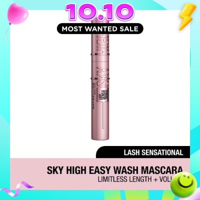 MAYBELLINE Lash Sensational Sky High Washable Mascarca (Easy Wash Formula + For Full Volume) 340g image