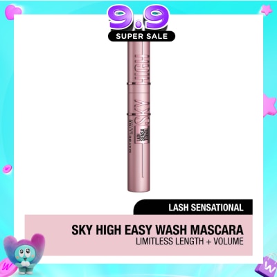 MAYBELLINE - Lash Sensational Sky High Washable Mascarca (Easy Wash Formula + For Full Volume) 340g image
