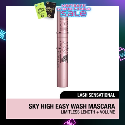 MAYBELLINE Lash Sensational Sky High Washable Mascarca (Easy Wash Formula + For Full Volume) 340g