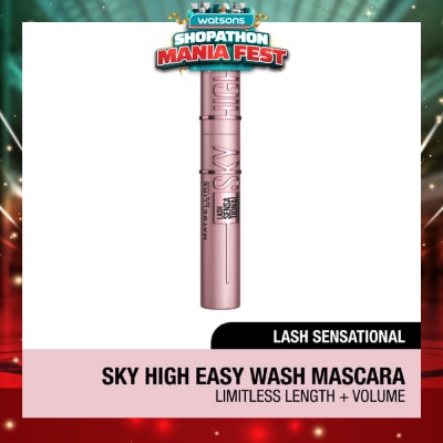 MAYBELLINE - Lash Sensational Sky High Washable Mascarca (Easy Wash Formula + For Full Volume) 340g