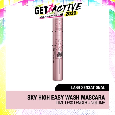 MAYBELLINE - Lash Sensational Sky High Washable Mascarca (Easy Wash Formula + For Full Volume) 340g image