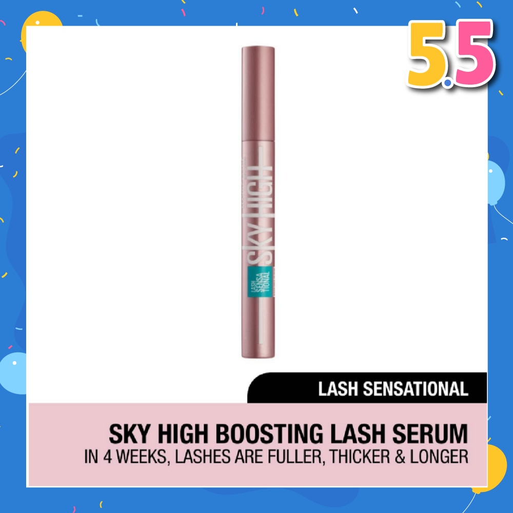 Lash Sensational Sky High Lash Serum (Lash Serum for Thicker + Fuller Looking Lash) 21g