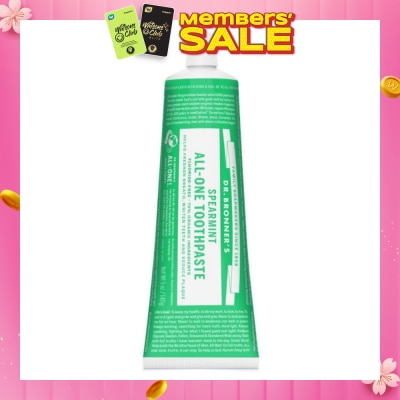 DR BRONNER'S All-One Toothpaste Spearmint 140g