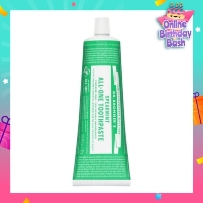 DR BRONNER'S All-One Toothpaste Spearmint 140g