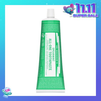 DR BRONNER'S All-One Toothpaste Spearmint 140g