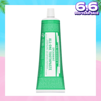 DR BRONNER'S All-One Toothpaste Spearmint 140g