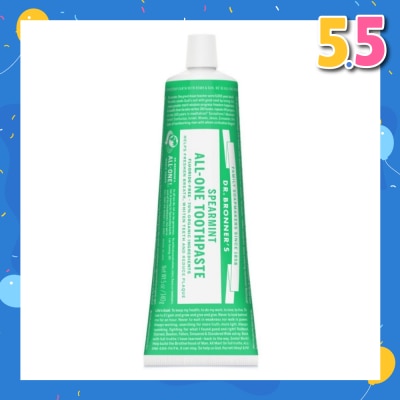 DR BRONNER'S All-One Toothpaste Spearmint 140g