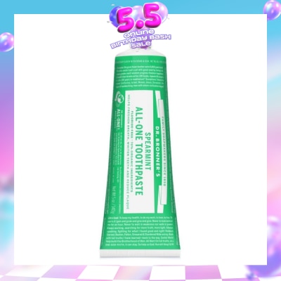 DR BRONNER'S - All-One Toothpaste Spearmint 140g