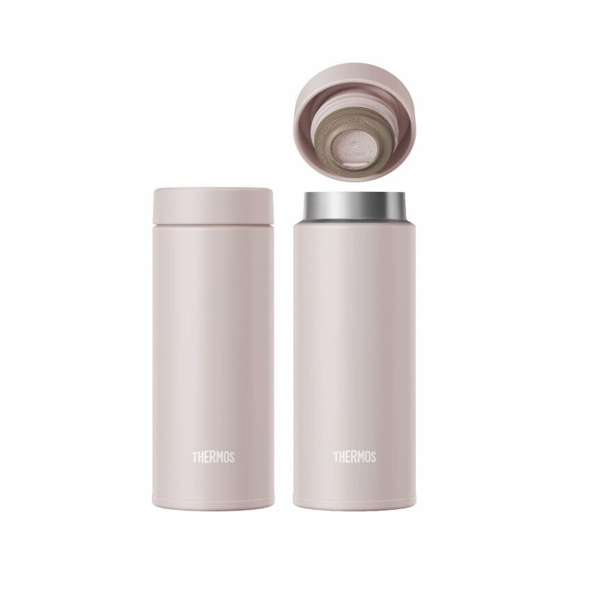 JON-350  Stainless Steel Vacuum Insulated Ultra-Light Tumbler (Keeps Drink Cold or Hot) Pink Greige 350ml