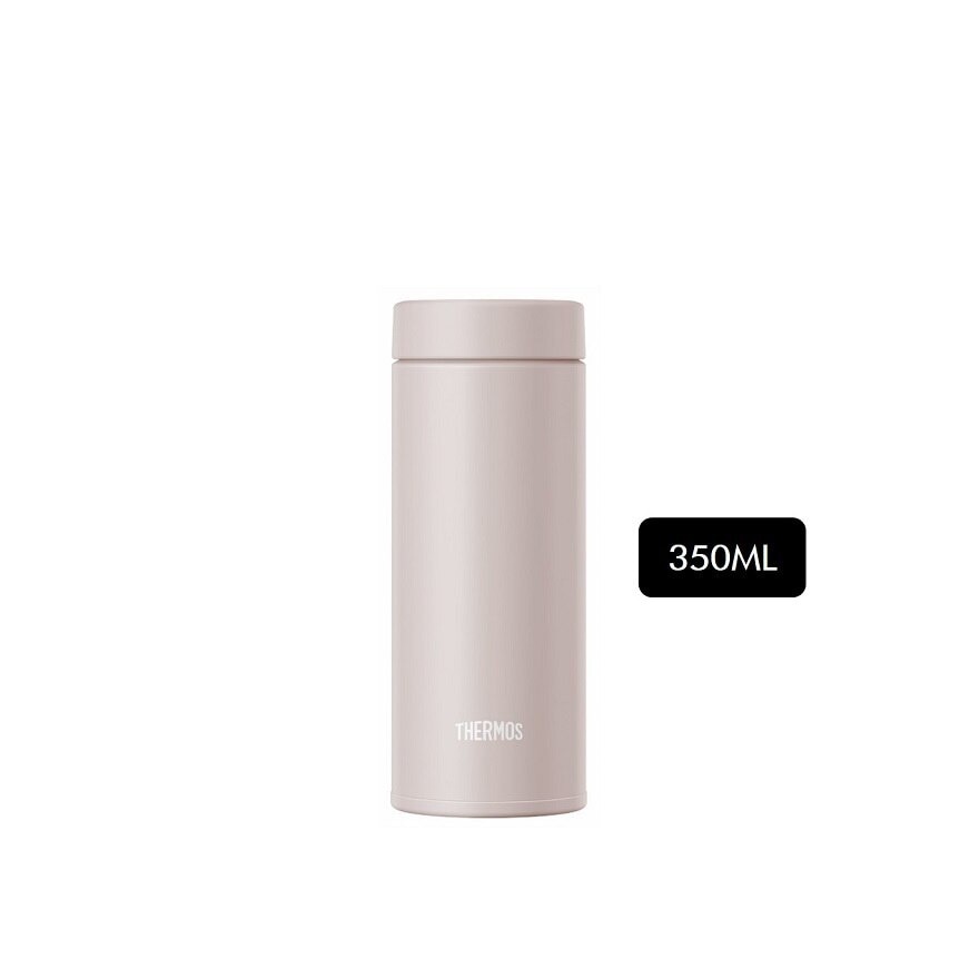 JON-350  Stainless Steel Vacuum Insulated Ultra-Light Tumbler (Keeps Drink Cold or Hot) Pink Greige 350ml