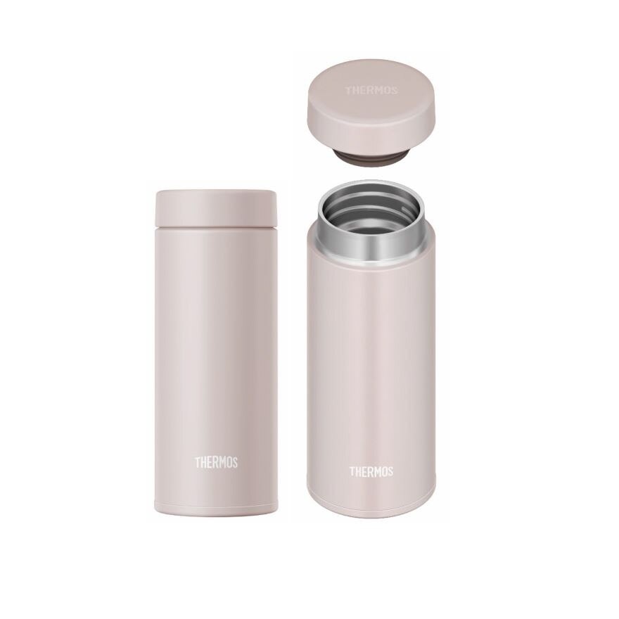 JON-350  Stainless Steel Vacuum Insulated Ultra-Light Tumbler (Keeps Drink Cold or Hot) Pink Greige 350ml