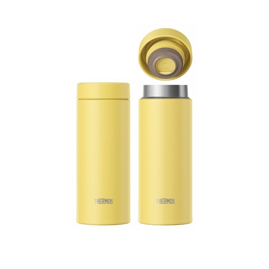 JON-350  Stainless Steel Vacuum Insulated Ultra-Light Tumbler (Keeps Drink Cold or Hot) Yellow 350ml