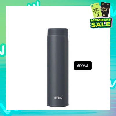 THERMOS JON-600  Stainless Steel Vacuum Insulated Ultra-Light Tumbler (Keeps Drink Cold or Hot) Dark Grey 600ml