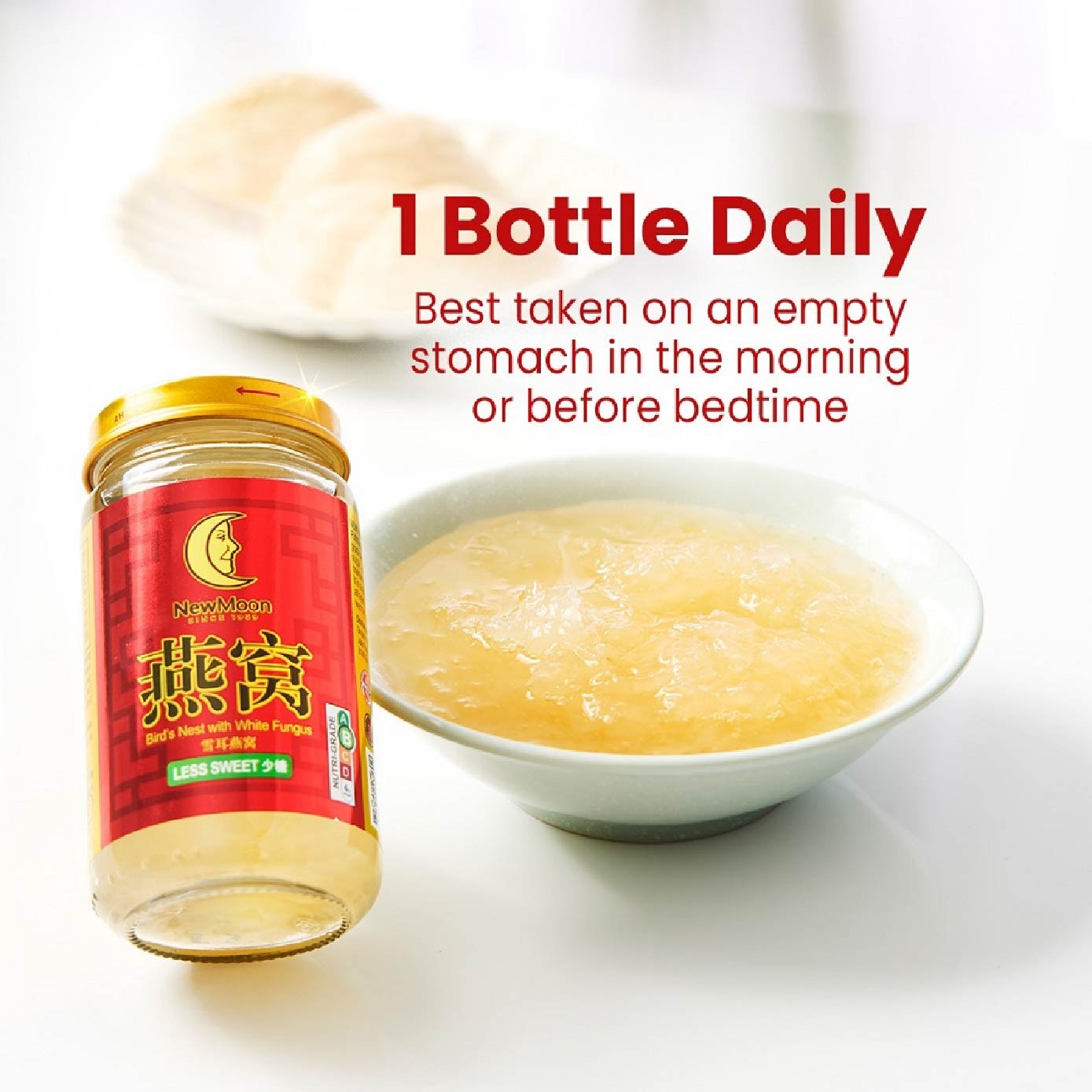 Bird's Nest with White Fungus Rock Sugar Bottle 150g x 6s