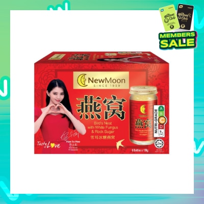 NEW MOON Birdnest with White Fungus & Rock Sugar 150g x 6s