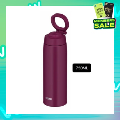 THERMOS JOO-750 Stainless Steel Vacuum Insulated Tumbler with Carry Loop (Keeps Drink Cold or Hot) Purple 750ml