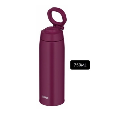 THERMOS JOO-750 Stainless Steel Vacuum Insulated Tumbler with Carry Loop (Keeps Drink Cold or Hot) Purple 750ml