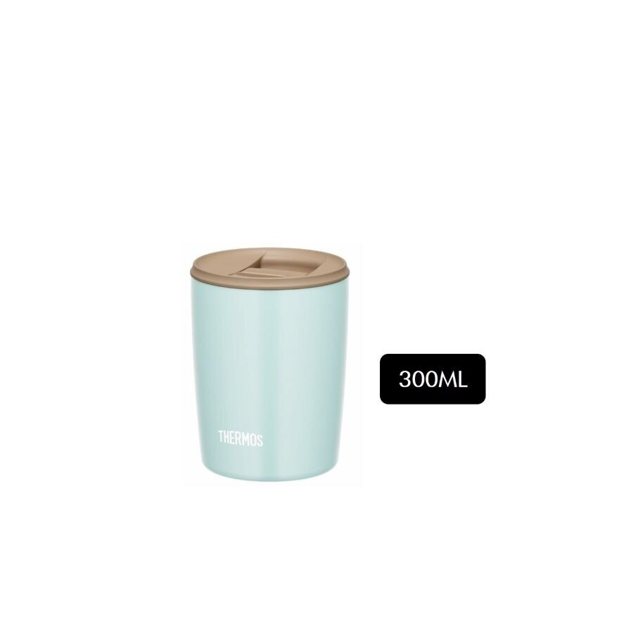 JDP-300 Stainless Steel Vacuum Insulated Dishwasher-safe Tumbler Cup with Lid (Keeps Drink Cold or Hot Up to 2 Hours) Light Blue 300ml