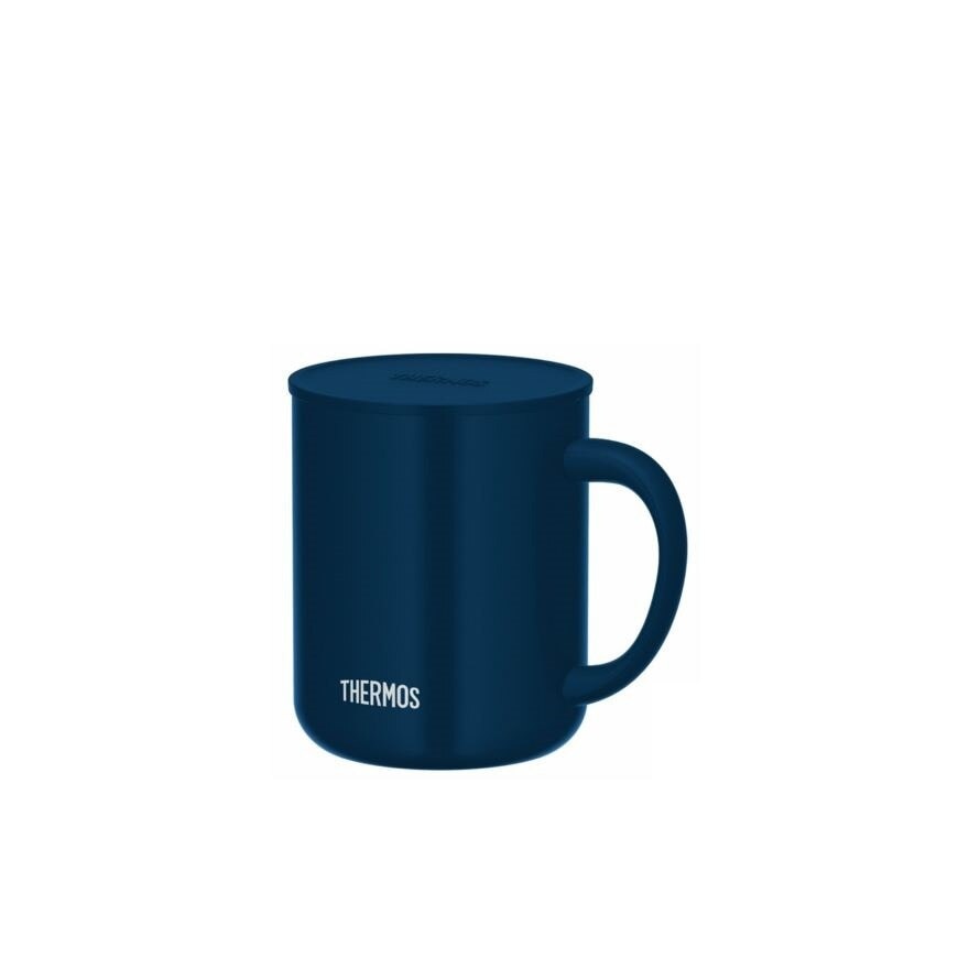 JDG-451C Stainless Steel Vacuum Insulated Mug with Handle and Lid (Keeps Drink Cold or Hot Up to 2 Hours) Navy 450ml