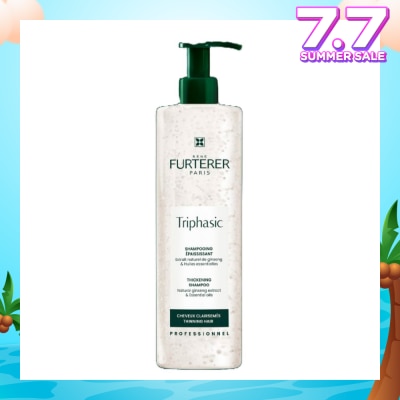 RENE FURTERER Triphasic Anti-Hairloss Shampoo With Natural Ginseng Extract & Essential Oils (To Stimulates Growth Of Denser, Thicker & Shinier Hair) 600ml
