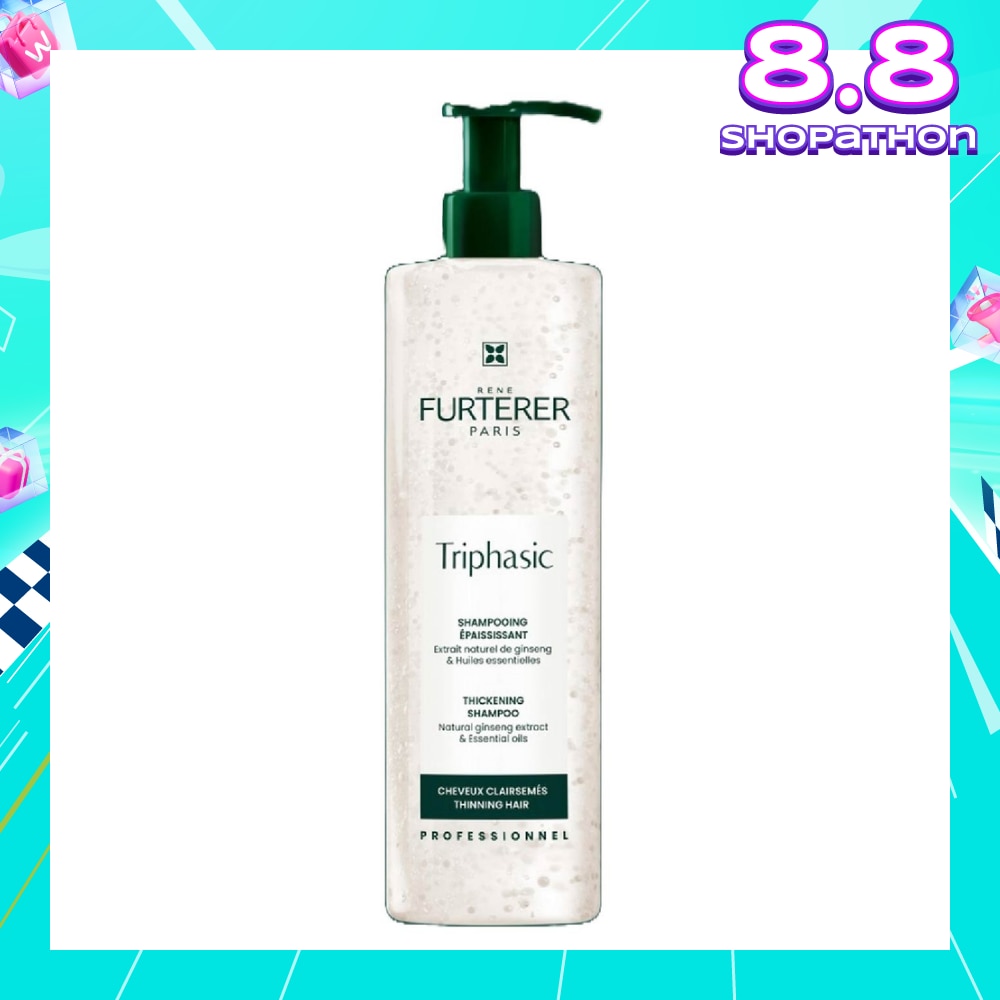 Triphasic Anti-Hairloss Shampoo With Natural Ginseng Extract & Essential Oils (To Stimulates Growth Of Denser, Thicker & Shinier Hair) 600ml
