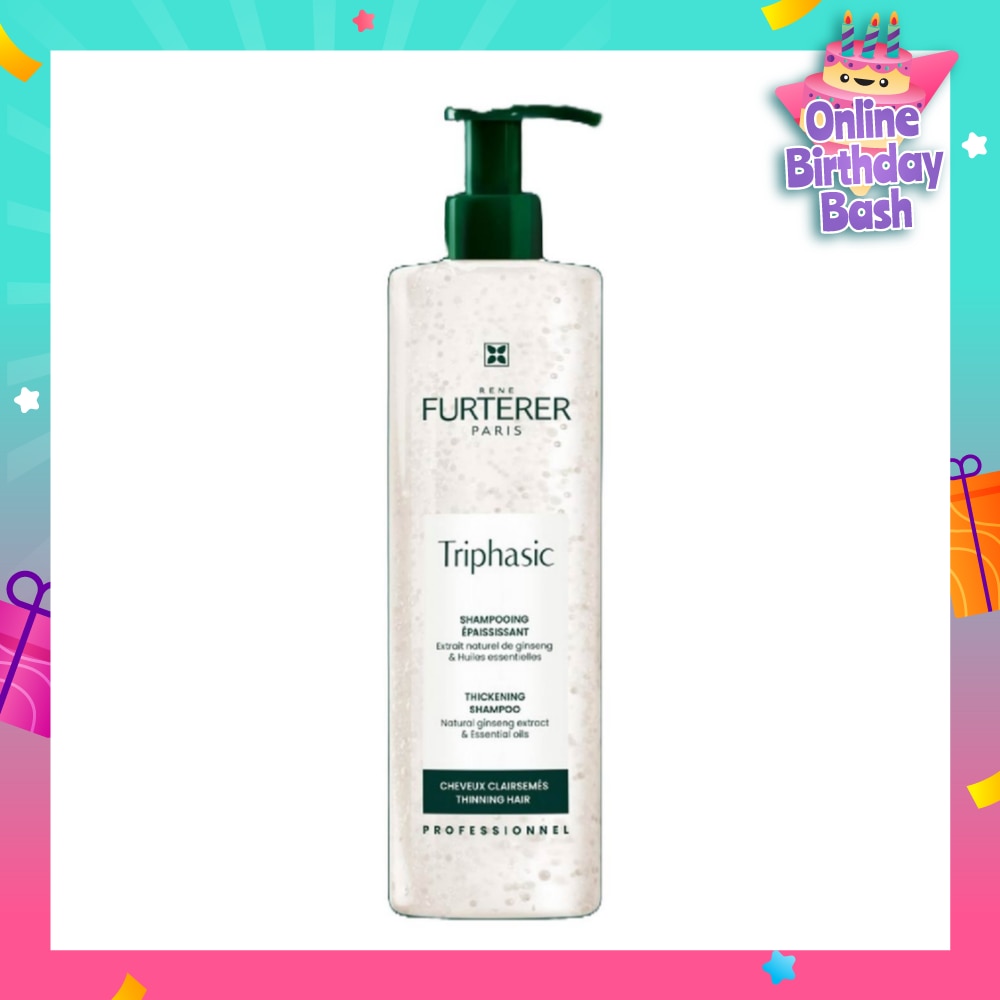 Triphasic Anti-Hairloss Shampoo With Natural Ginseng Extract & Essential Oils (To Stimulates Growth Of Denser, Thicker & Shinier Hair) 600ml