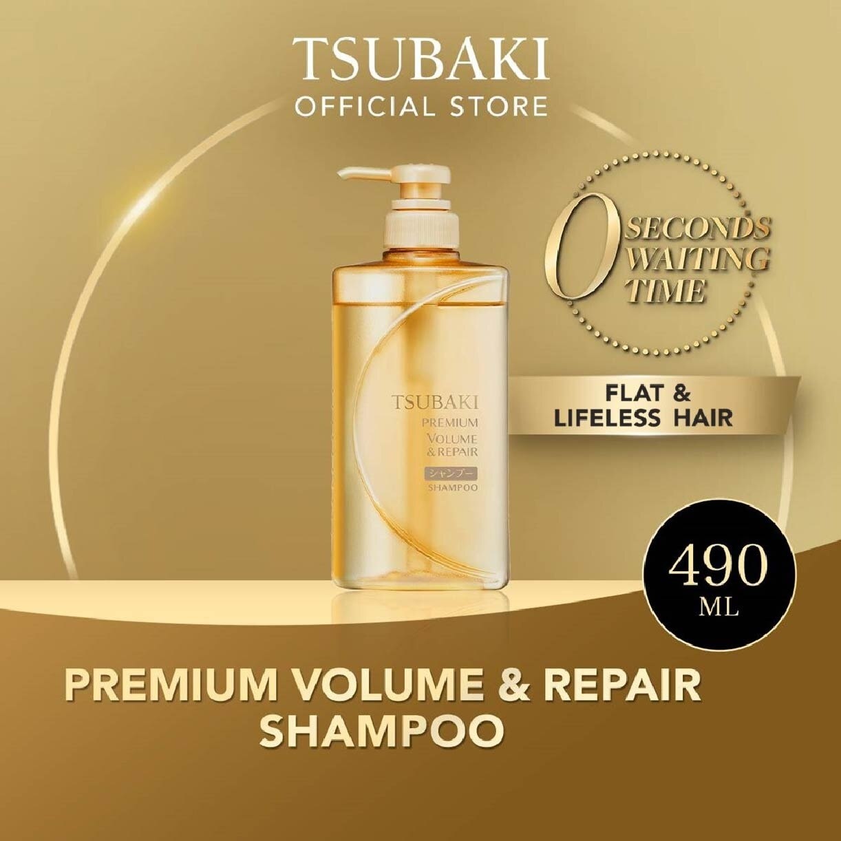 Premium Volume & Repair Shampoo (For Limp & Flat Hair) 490ml