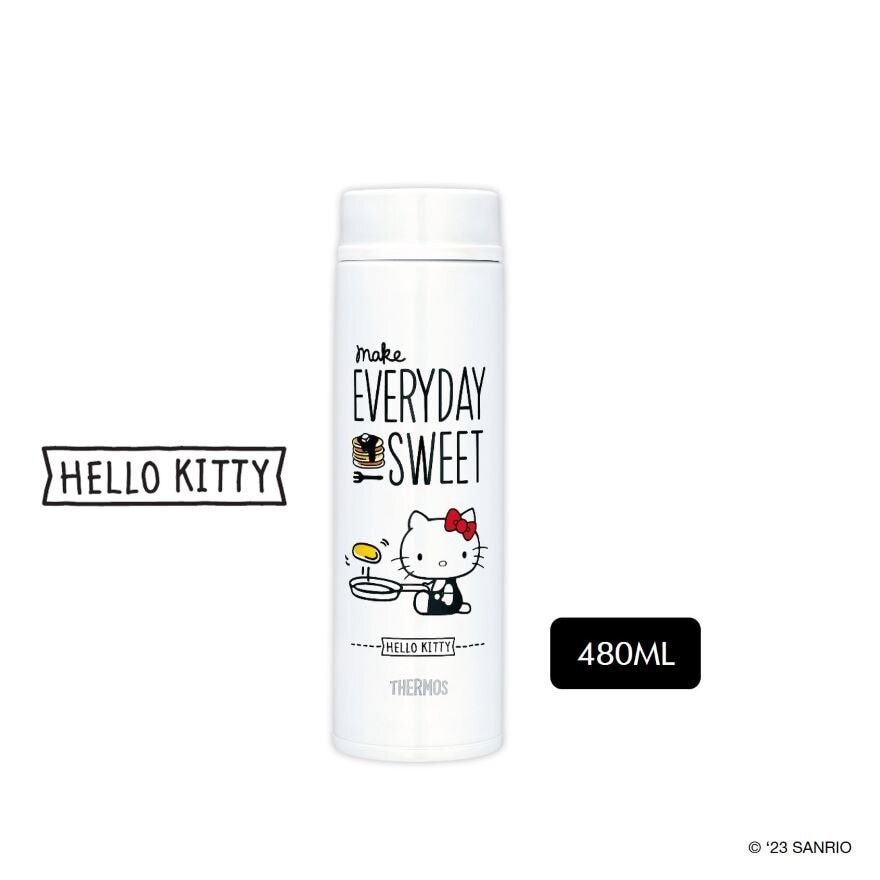 JNW-480HKS Strainless Steel Vacuum Insulated Sanrio Hello Kitty 'Make Everyday Sweet' Premium Tumbler (Keeps Drink Cold or Hot) 480ml