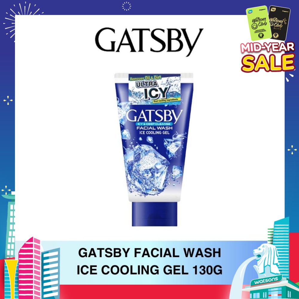 Facial Wash Ice Cooling Gel (Keep Skin Clean And Helps To Prevent Acne) 130g
