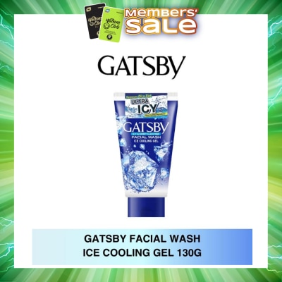 GATSBY - Facial Wash Ice Cooling Gel (Keep Skin Clean And Helps To Prevent Acne) 130g